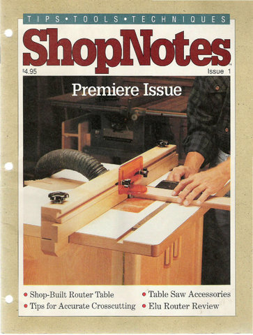 ShopNotes #1 1992-01-01