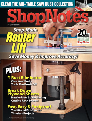 Shopnotes on sale router lift