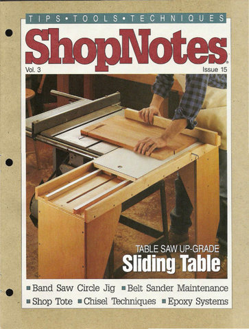 ShopNotes #15 1994-05-01