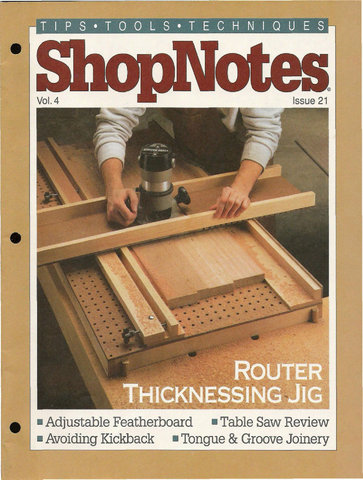 ShopNotes #21 1995-05-01