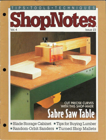 ShopNotes #23 1995-09-01