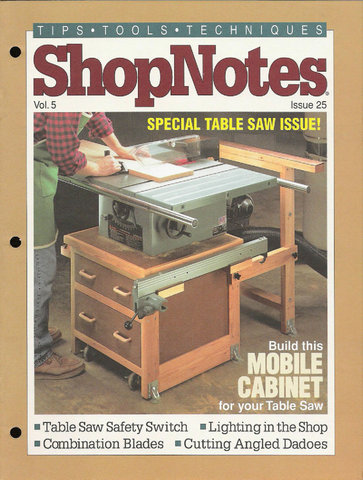 ShopNotes #25 1996-01-01
