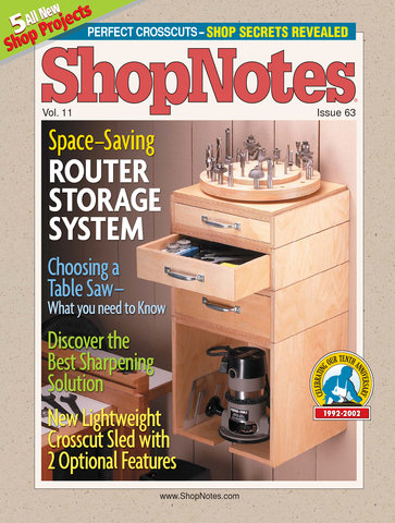 ShopNotes #63 2002-05-01