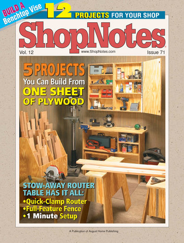 ShopNotes #71 2003-09-01