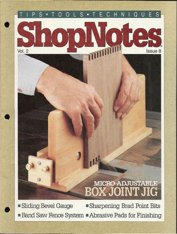 ShopNotes #8 1993-03-01